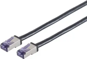 ShiverPeaks S/CONN Cat. 6A Flex S/FTP Patch Cable, 25m, Black