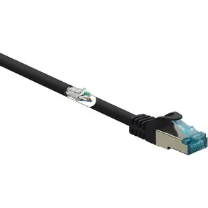 Networking Cable Renkforce RF-5047476 3m Cat6a S/FTP Black