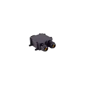 Electrical Junction Box ShiverPeaks BS08-01052 IP68 Black ABS Plastic