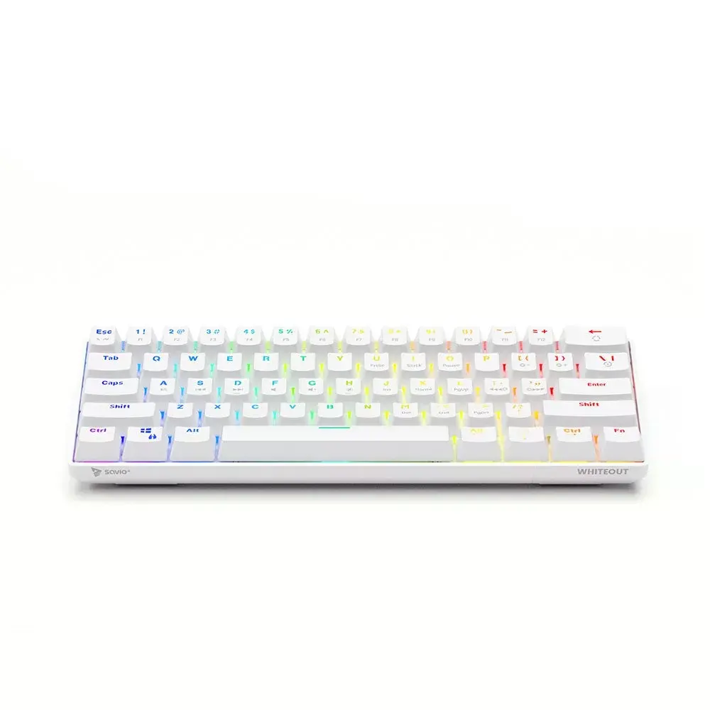 SAVIO WHITEOUT RED mechanical gaming keyboard Photo 2