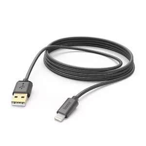 Lightning Cable Hama 00201582 3m Black 2.4A