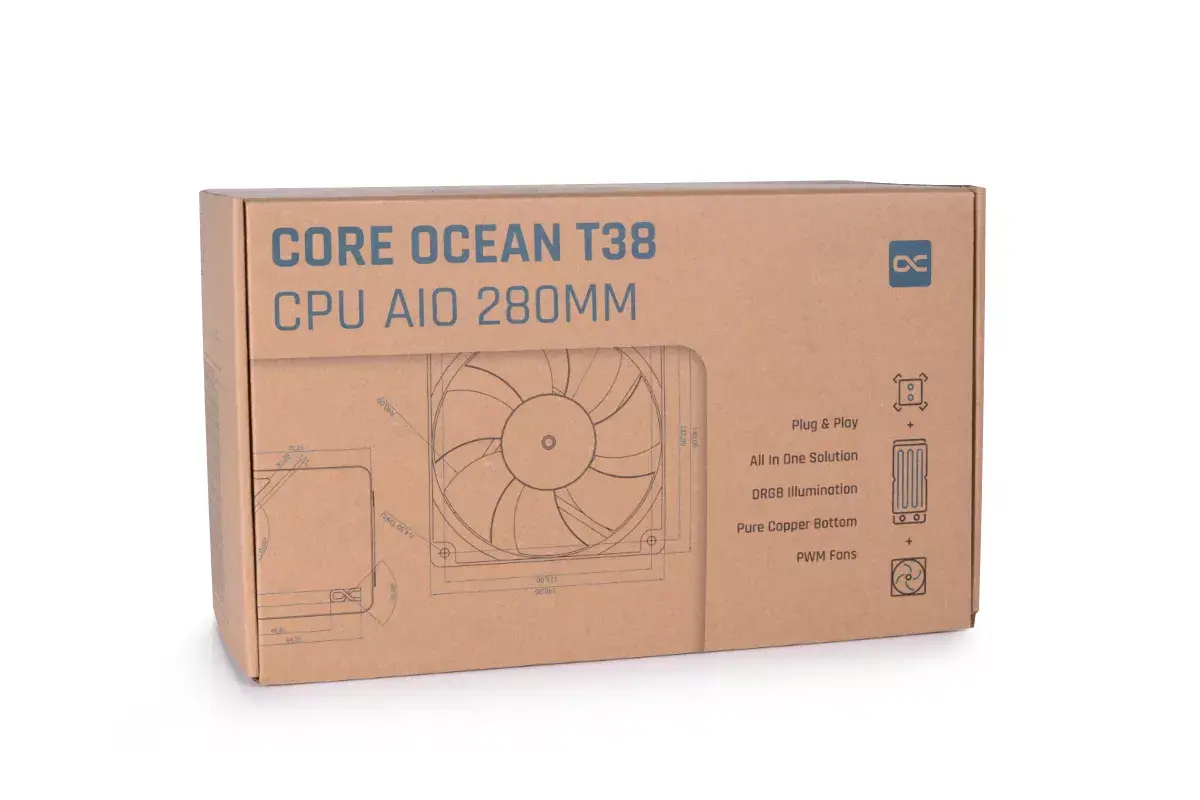 Система жидкостного охлаждения All-in-one Alphacool Core Ocean T38 AIO Photo 10