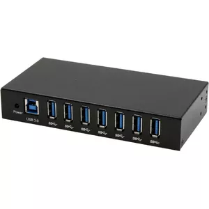 USB-концентратор Exsys EX-11237HMS 7 портов USB 3.2 Gen 1 с защитой ESD