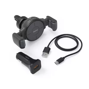 Автомобильное зарядное устройство Hama FC10 Flex-Set Смартфон Беспроводная Быстрая Зарядка