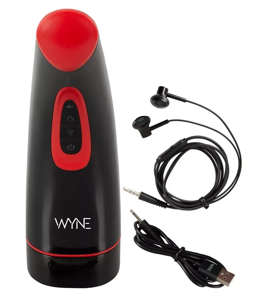 Мастурбатор WYNE Silicone Black — автоматический стимулятор Photo 12