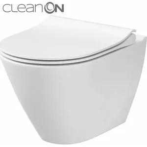 Унитаз CERSANIT City Oval Clean On K701-104 с сиденьем soft-close