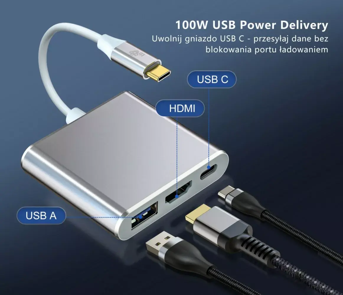 USB C Hub TB AKTBXVAU3HMPDAV Photo 4