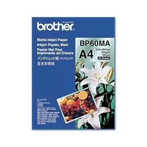 Brother BP60MA Inkjet Paper printing paper A4 (210x297 mm) Matte 25 sheets White