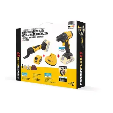 Аккумуляторный набор инструментов POWERPLUS XB POWXBBOX10 Photo 20