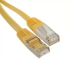 Networking cable QOLTEC Cat6a S/FTP (S-STP) 3 m Yellow RJ-45–RJ-45