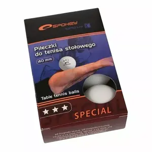 Мячи для настольного тенниса SPOKEY Special white модель 81876 — белые, упаковка (количество не указано)