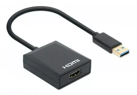 Manhattan USB-A uz HDMI kabelis 1080p 60Hz Photo 2