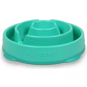 Outward Hound Fun Feeder Mini бирюзовая — миска-замедлитель для собак, компактный размер
