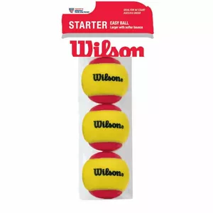 Tenisa bumbas Wilson Starter Red WRT137001 — komplekts 3 gab., bez spiediena treniņiem