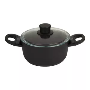 Saucepan BALLARINI 75002-920-0 Round Black Aluminium 20 cm