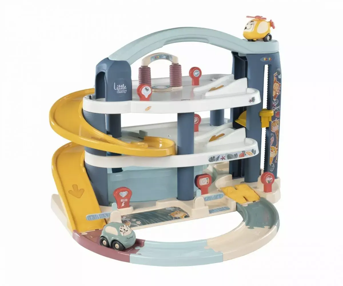 Rotaļlietu garāža SMOBY Little Maxi Garaż Samochodzik Vroom Planet Photo 2