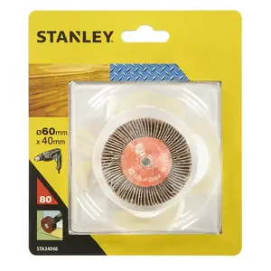 Grinding pop wheel STANLEY 62-34046XJ 60 x 40 mm 80 grit