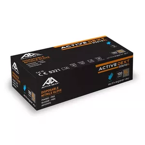 Disposable Nitrile Gloves Active Gear 72-D3619 Large — pack of 100