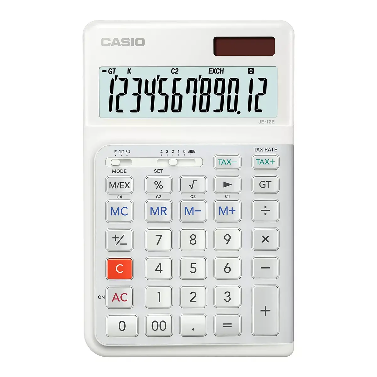 Basic Calculator Casio JE-12E-WE Photo 2