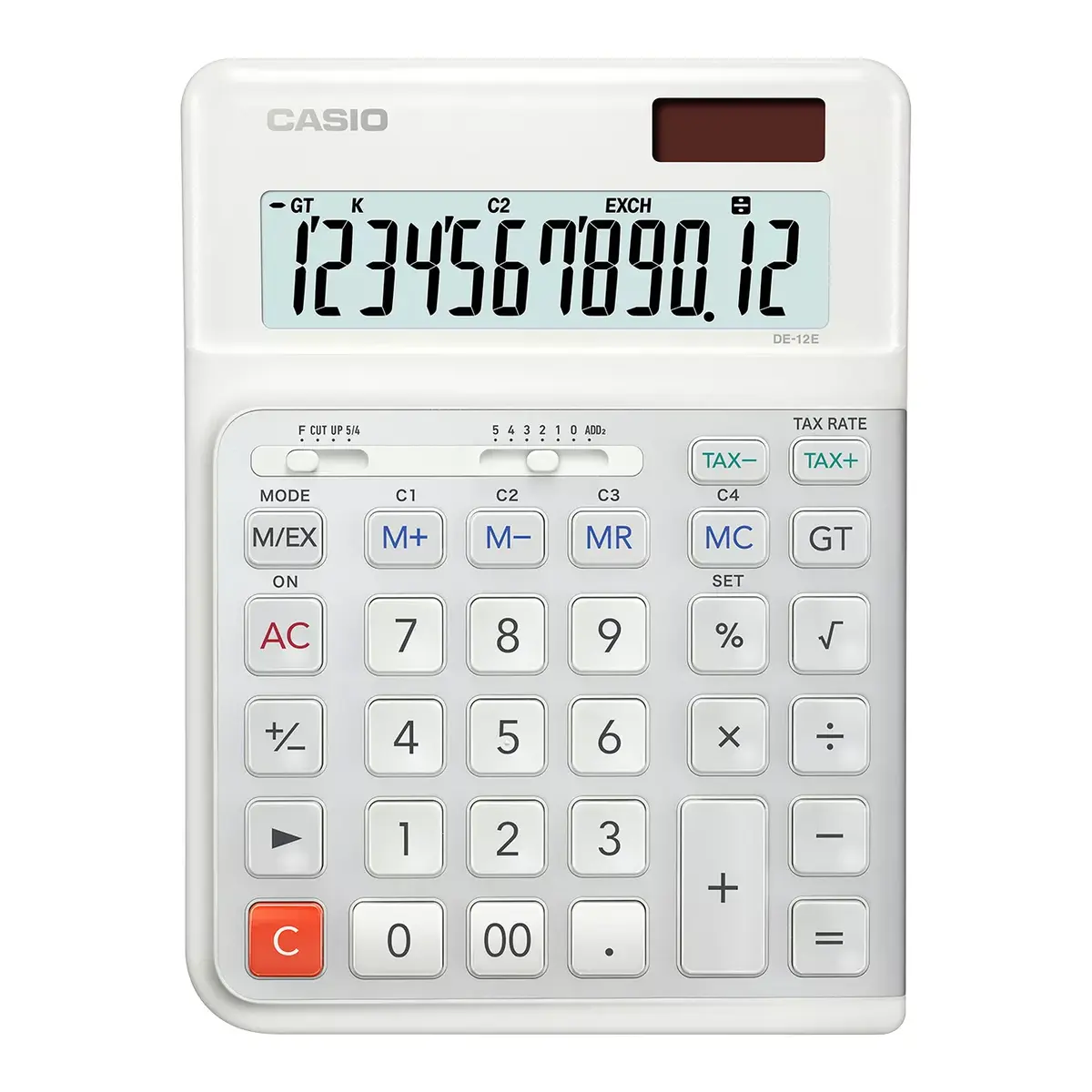 Galda kalkulators Casio DE-12E-WE Photo 2