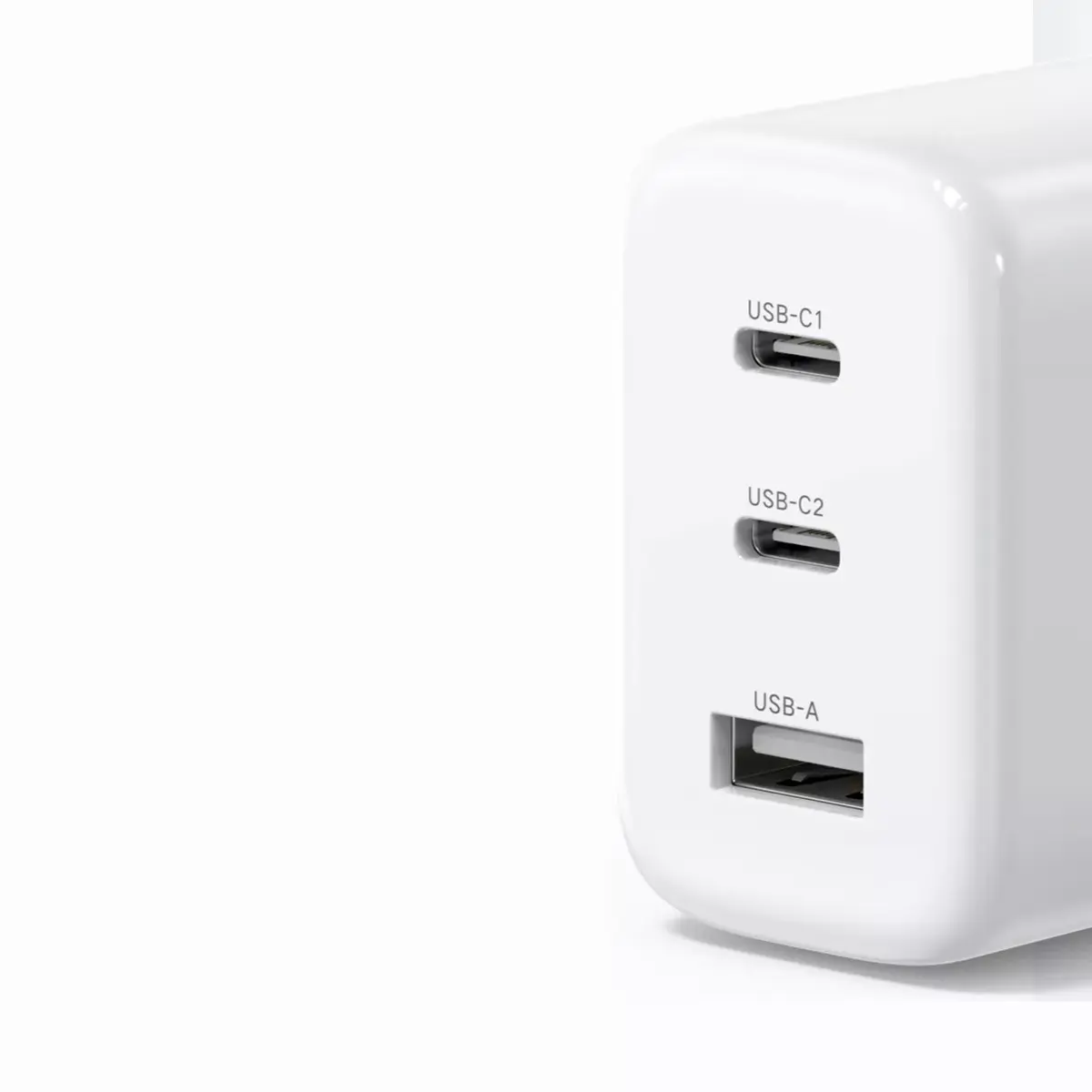 UGREEN CD275 65W — сетевое зарядное 2x USB-C + USB Photo 3