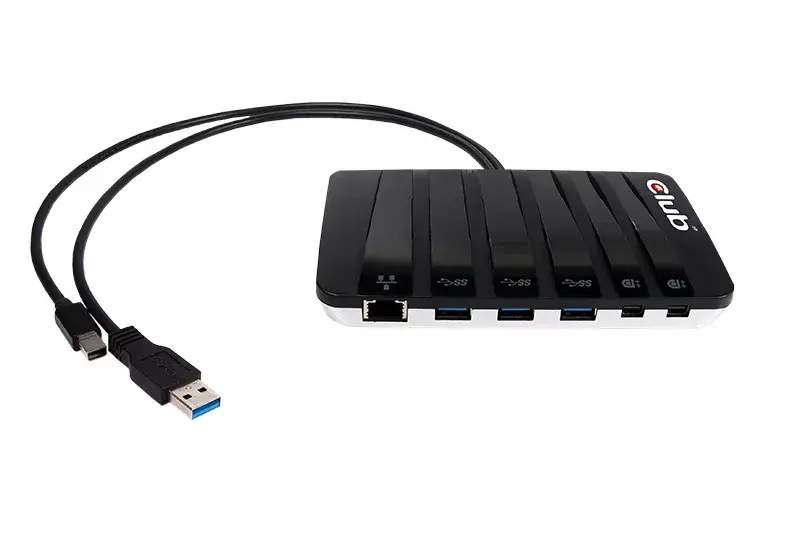 CLUB3D SenseVision USB 3.0 Dual Mini DP MST док-станция Photo 2