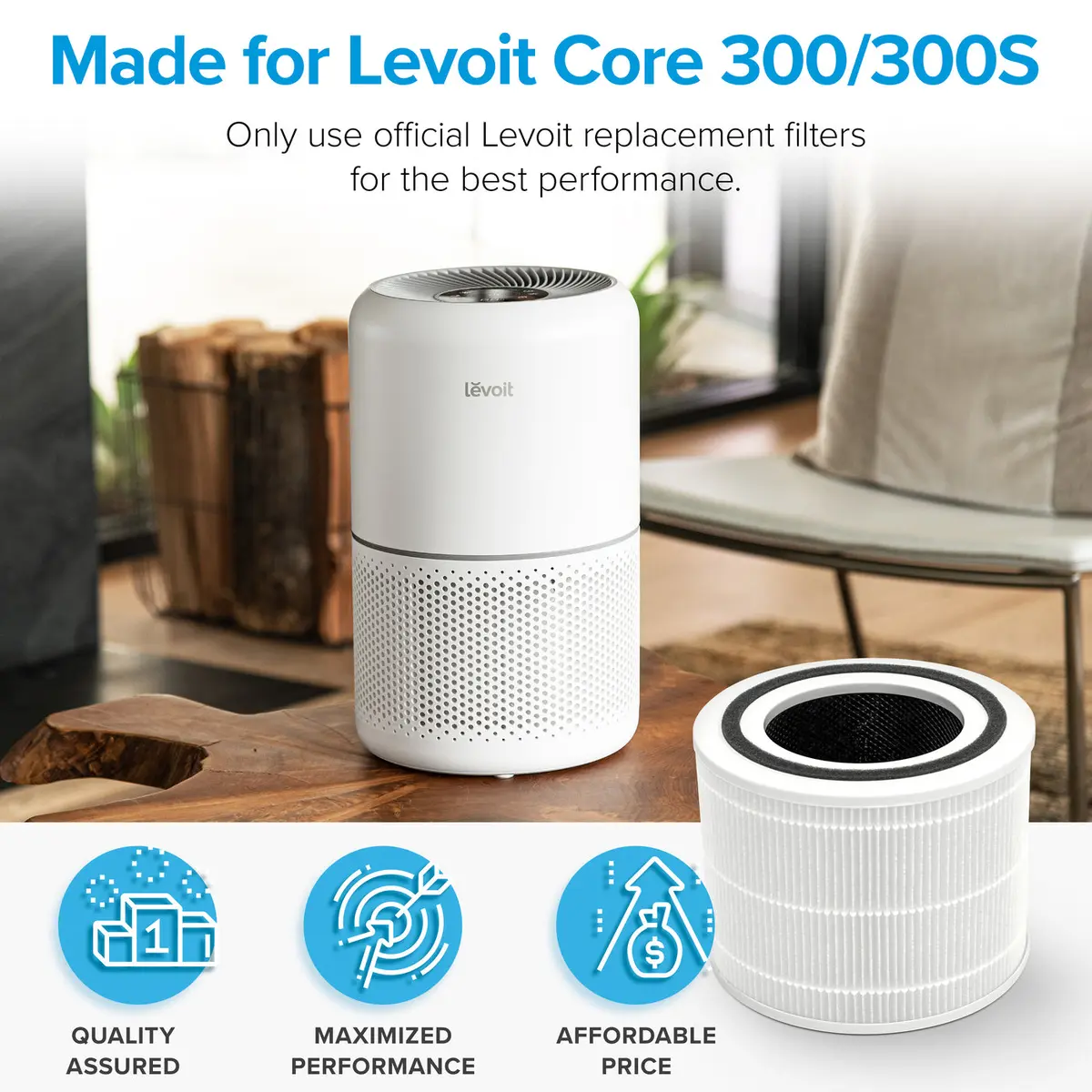 Фильтр для очистителя воздуха Levoit Core 300-RF-RTL Photo 6