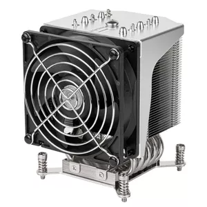 Air cooler Silverstone XE04-2066 Black Silver 6.8 mmH2O Dual ball bearing