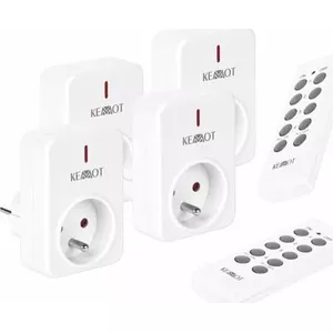 Power Strip KEMOT URZ3471 — 4x 230V Sockets Remote-Controlled (4+2)