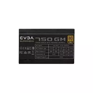 EVGA 750W SuperNOVA 750 GM pilnībā modulāra (80+Gold)