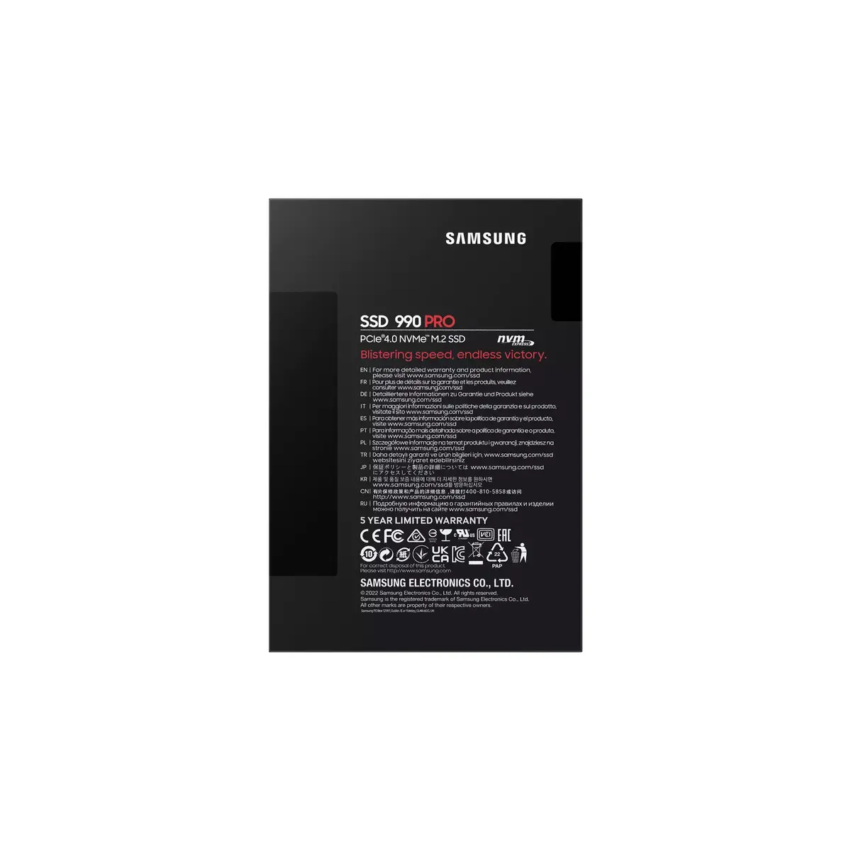 SSD диск Samsung 990 PRO 1 TB MZ-V9P1T0BW Photo 7