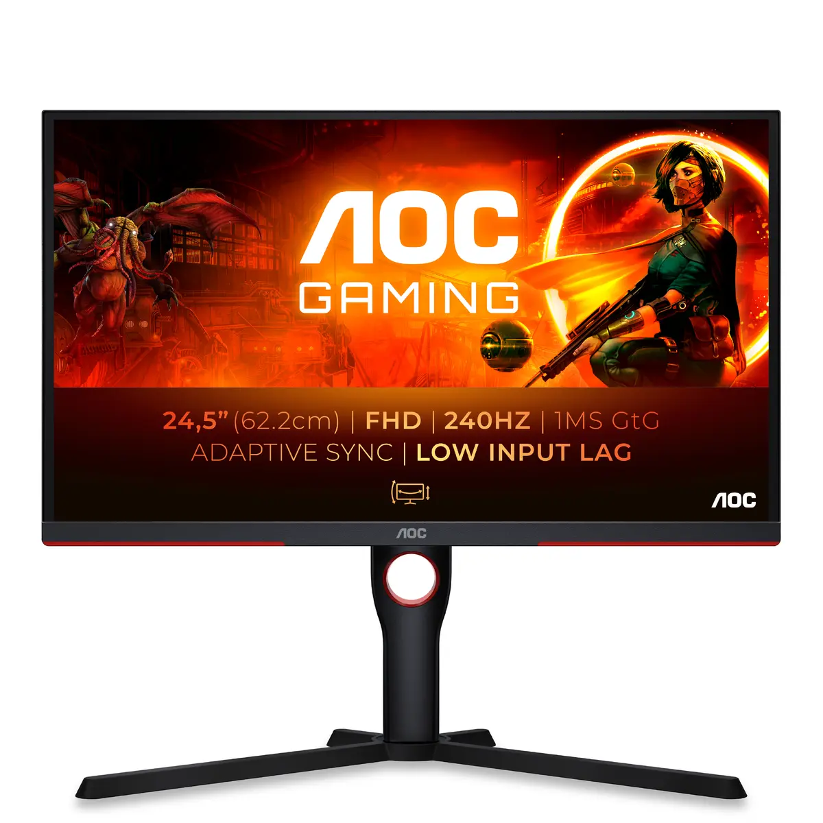 AOC G3 25G3ZM/BK Datorspēļu Monitors 24