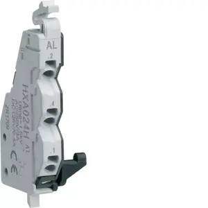 Hager HXA024H Auxiliary Signaling Contact 1P 3A 250V AC Rear Mounting