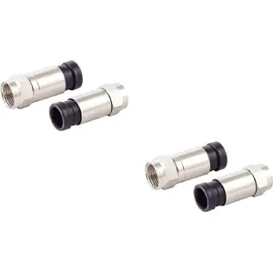 F-kompresijas savienotāju komplekts ShiverPeaks 85029-A-SET2 priekš 7 mm kabeļiem, 2 gab.