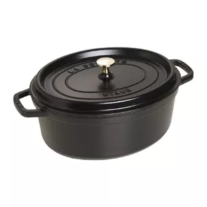 Кастрюля-формa ZWILLING STAUB LA COCOTTE овальная чугунная 5,5 л, эмалированное покрытие, для индукции, с крышкой
