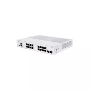 Switch Cisco CBS350-16T-2G-EU 16x Gigabit Ethernet ports, 2x SFP, fanless