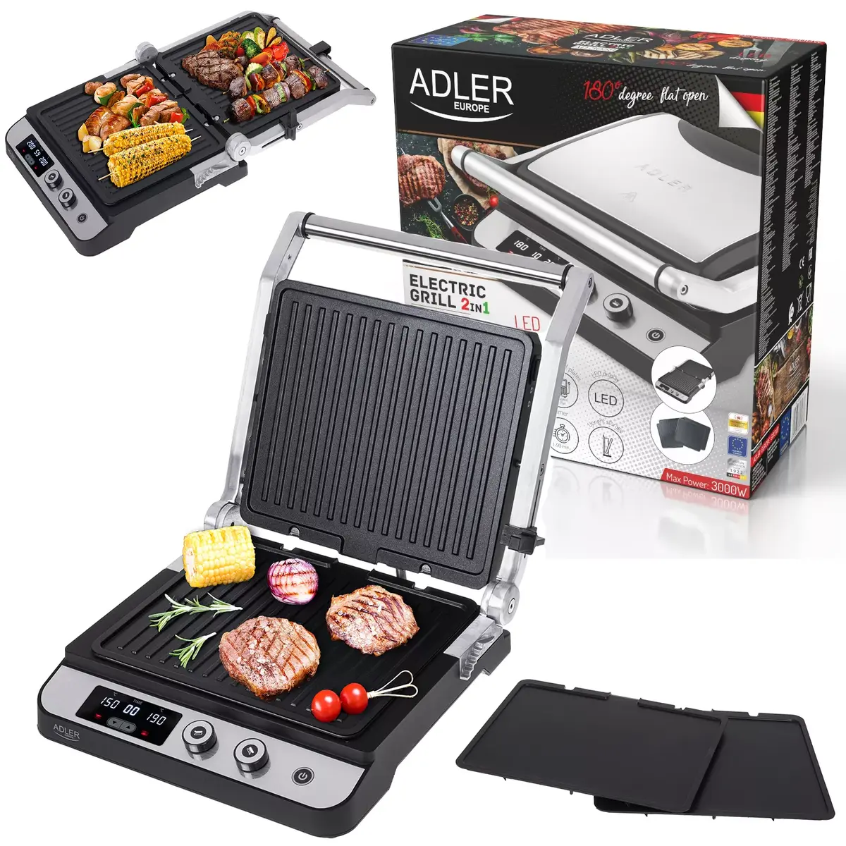 Контактный гриль Adler AD 3059 Photo 7