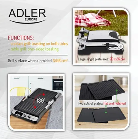 Kontaktu grils Adler AD 3059 Photo 28