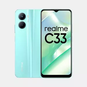 realme C33 16.5 cm (6.5") Dual SIM Android 12 4G Micro-USB 4 GB 64 GB 5000 mAh Aqua Blue