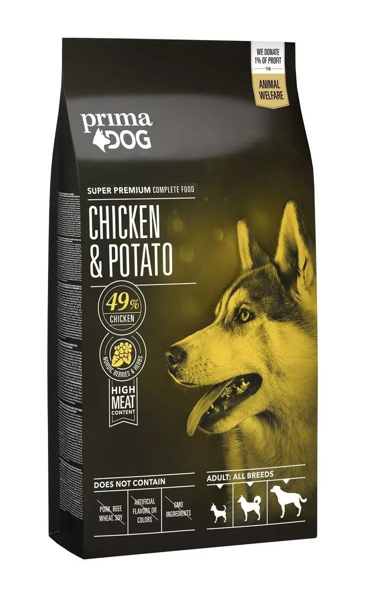 PRIMA PRIMADOG Курица и картофель 10 кг Photo 2