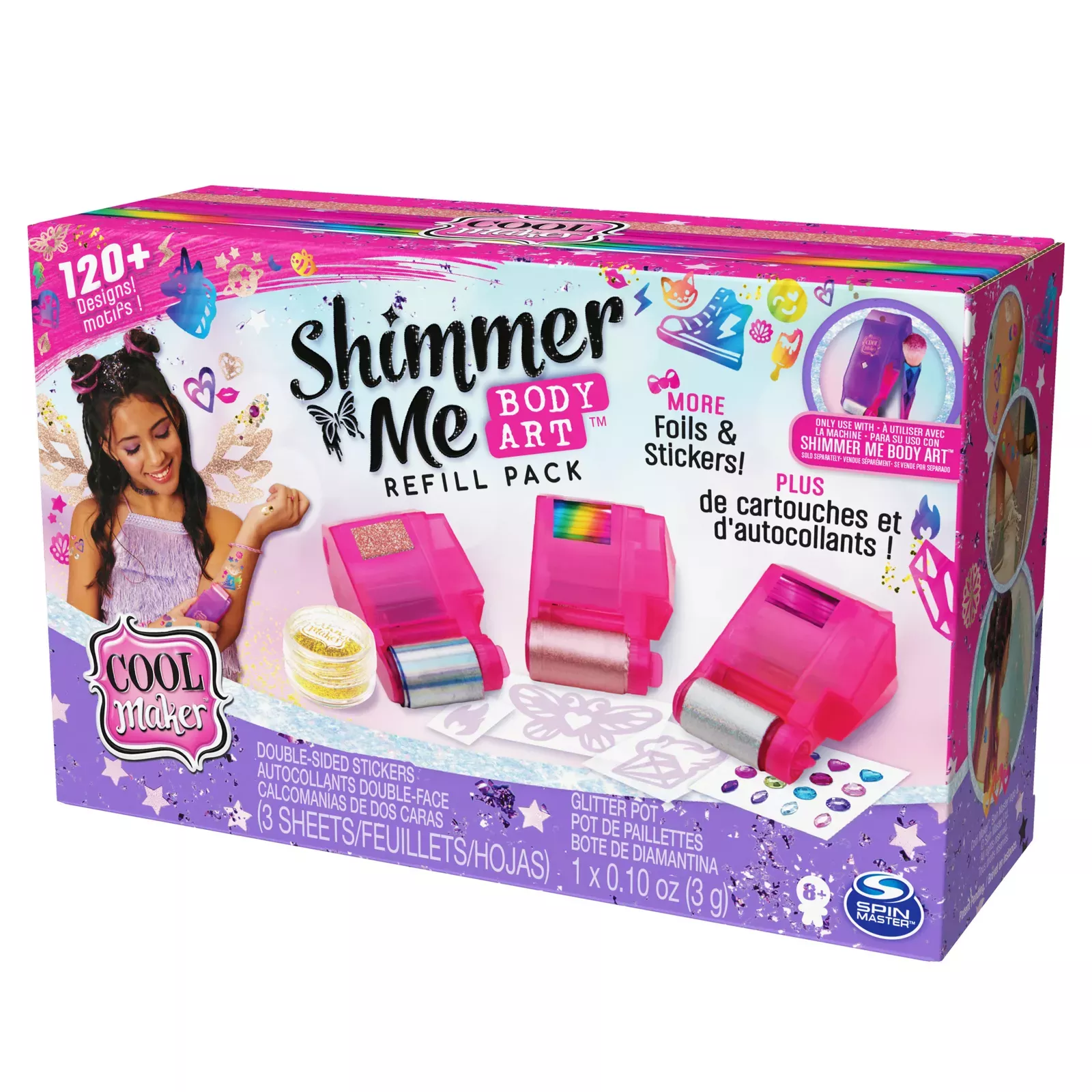 Cool Maker Go Glam U-nique Refill Pack for Nails by Spin Master for Ages 8+