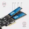 Axagon PCES-SA4M2 PCIe Controller Photo 3