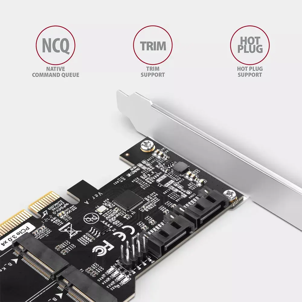 Axagon PCES-SA4M2 PCIe Controller Photo 4