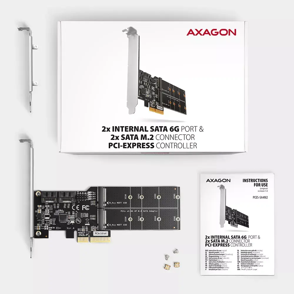 Axagon PCES-SA4M2 PCIe Controller Photo 7