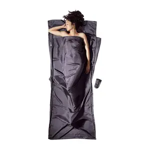 Guļammaiss TravelSheet COCOON Taisnstūra Silk Grey 86×215 cm (IST63)