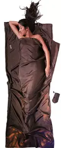 Спальный мешок COCOON ST40 взрослый прямоугольный 900×2200 мм, 160 г, шелковый коричневый