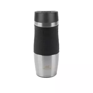 Rivacase 90346SL travel mug 0.38 ml Black, Stainless steel
