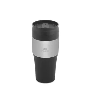 Rivacase 90344BK travel mug 0.45 ml Black, Stainless steel
