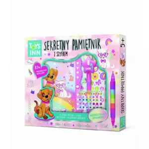 Блокнот Stnux Diary Secret Message Pets — компактный дневник с секретными страницами для записей
