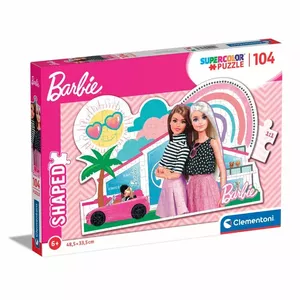 Пазл Clementoni Supercolor 27163 — 104 детали, тема Barbie, размер 485×335 мм
